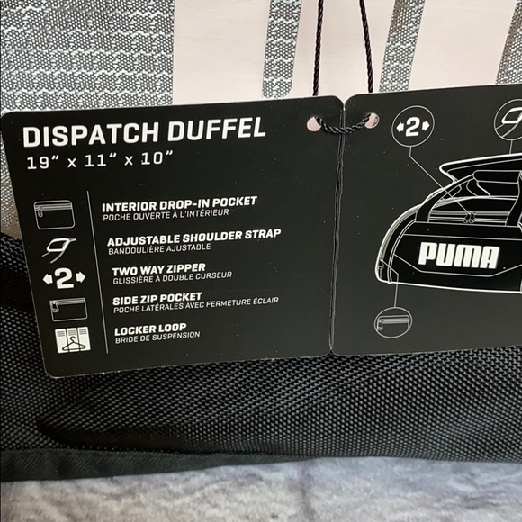 Puma Black and White Tote Bag - Picture 6 of 6